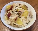 新生姜とさつまいもの麺つゆ炊き込みご飯作り方8写真
