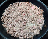 超簡単！ひき肉とほうれん草のたまご丼作り方2写真