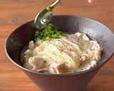 とんこつラーメン風♪豚ネギ塩そうめん作り方4写真