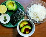 アボカドと焼き海苔の冷やあつ素麺作り方7写真