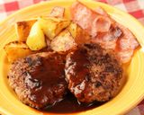 簡単★つなぎなし★バーベキューハンバーグ作り方11写真