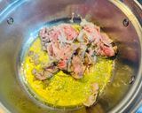 大薯（ダイジョ）と卵黄をつけ汁にすき焼き作り方3写真