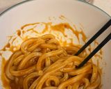 混ぜて焼くだけ！焼きチーズカレーうどん作り方2写真