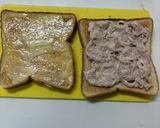 【簡単朝食】レタスのツナマヨホットサンド作り方4写真