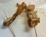 鶏皮エリンギ串作り方7写真