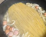 塩昆布とワサビのパスタ作り方2写真