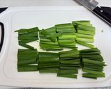 肉味噌消費レシピニラともやしのかた焼そば作り方1写真