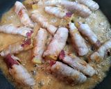 節約簡単夕飯主菜豚バラ薩摩芋味噌肉巻き弁当肉料理作り方9写真