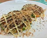 ＊粉不使用＊長芋とえのきのお好み焼き作り方6写真