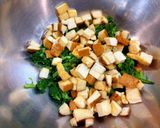 コヨメナと干し豆腐の和え物作り方4写真