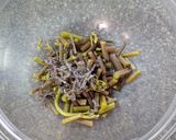 さっぱり副菜♡わらびと塩昆布の甘酢和え作り方3写真