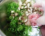 鶏豚ミンチの椎茸つくね作り方1写真