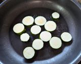 ズッキーニの塩昆布＆チーズの和風焼き作り方2写真