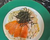 三種のサーモンたらこクリームパスタ作り方9写真