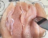 簡単・鶏ささみとゴーヤーのピリ辛キムチ和え作り方1写真