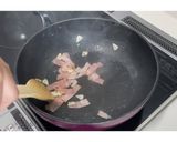 ベーコンとかぶのペペロンチーノ風★動画★作り方11写真