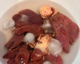 5分煮るだけ♡鶏レバーのはちみつ醤油煮作り方1写真