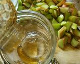 Rhubarb+Cardamom蜂蜜漬け作り方2写真