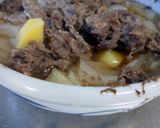 レンジで時短にも！南瓜の煮物or肉じゃが作り方68写真