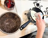 スイートチョコとグランマルニエの生チョコ作り方3写真