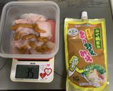 とり胸肉のとり野菜みそ漬け焼 お弁当作り方1写真
