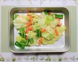 今日の夕飯！野菜料理豚肉厚揚げ回鍋肉中華作り方8写真