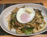 洋風焼きうどん。作り方5写真