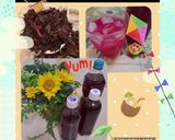 ♢♧かんたん赤しそジュース♧♢リンゴ酢入作り方21写真