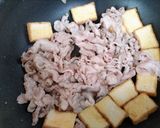 ワンパン簡単夏の夕飯厚揚豚こま小松菜さっぱり炒め作り方4写真