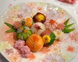 お祝い、ひな祭りに✽花手まり寿司✽作り方65写真