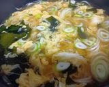 簡単❣ ふわふわ卵わかめスープ作り方4写真