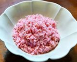 鱈でビーツ由来ピンクの桜でんぶ　梅酵母　作り方11写真