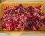 簡単!牛こま肉がご馳走に*絶品赤ワインソース作り方1写真