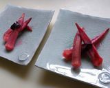 赤オクラの梅酢漬け作り方5写真