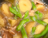 新じゃがと豚肉といんげんの旨煮作り方6写真