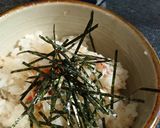 かにの茹で汁でカニご飯作り方5写真