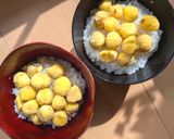 和えるだけ！黄色が鮮やか栗ご飯♡作り方10写真