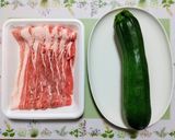 簡単！ズッキーニ豚肉巻きカレー粉フリット作り方1写真