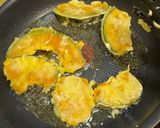 丸ごとかぼちゃから天ぷらとチーズ焼き作り方2写真