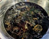 きくらげと肉たまご炒め作り方1写真