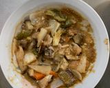 洋風簡単赤味噌味回鍋肉風甘酢酢豚作り方17写真
