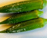 やさしい味…！オクラのあっさり温にゅうめん作り方1写真