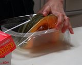 皮なしカボチャのレンチン煮作り方1写真
