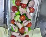 ブロッコリーとトマトとサバ缶のチーズ焼き作り方4写真