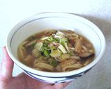 醤油味付け乾麺で作るかけうどん作り方9写真