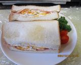 クリームチーズとベーコンエッグサンド😋作り方6写真