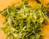 サーモンと豆苗の塩昆布ポン酢和え作り方1写真