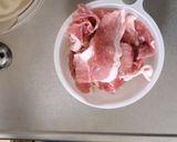 れんこんと豚こまの醤油麹照り焼き作り方2写真