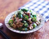 レンジで★オクラと豚肉の粉チーズ和え作り方8写真