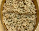 お弁当⭐︎ほうじ茶と梅干しの炊き込みご飯作り方9写真